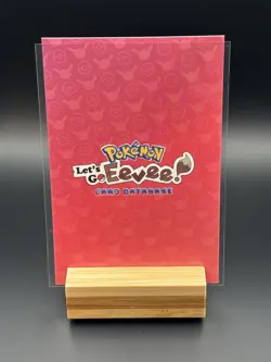 Let's Go Eevee Database Holo Peru Card: Eevee & Vaporeon - Image 2
