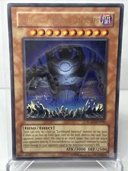 Yu-Gi-Oh Card - RGBT-EN020 - EARTHBOUND IMMORTAL CCAPAC APU (ultra rare holo) NM - Image 1