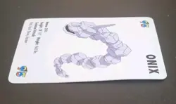 KFC promo 1998 Nintendo Pokemon Onyx Mini Card #95 vintage applause - Image 2