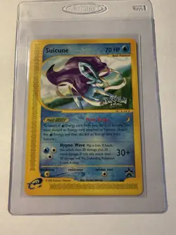 Suicune 53 Black Star Promo Pokemon WOTC Regular Card Pokemon 4Ever Stamp LP - Image 1