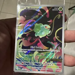 Pokemon Card Bulbasaur 133/132 - Mega Evolution Stamped Promo Sealed - Image 2
