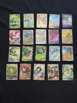 Pokemon Card Lot Of 20 Ex, Full Art, Illustration Rare - Image 1