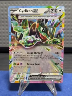 Pokemon TCG Surging Sparks Cyclizar EX Double Rare Card 159/191 NM Condition - Image 1