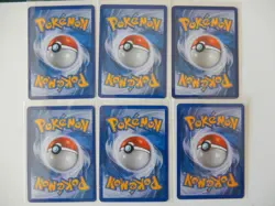 Pokemon Pikachu LOT of 6 Common Cards LP Vintage Various Sets - Image 2