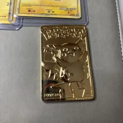 Pokemon Pikachu Card Collection Set w/ Gold Plated Card - Image 2