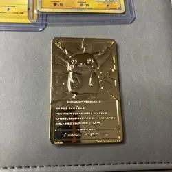 Pokemon Pikachu Card Collection Set w/ Gold Plated Card - Image 3
