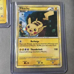 Pokemon Pikachu Card Collection Set w/ Gold Plated Card - Image 4
