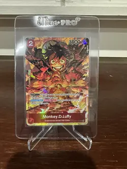 One Piece Card Game -Monkey D Luffy Alt Art OP01-024- Romance Dawn English - Image 1