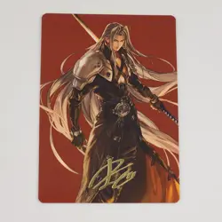 MTG Final Fantasy Sephiroth Fabled Soldier Art Series Card Signature Stamped NM+ - Image 1