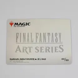 MTG Final Fantasy Sephiroth Fabled Soldier Art Series Card Signature Stamped NM+ - Image 2