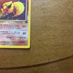 Pokemon TCG Flareon Jungle Holo Card 3/64 1st Edition Holo Rare LP - Image 4