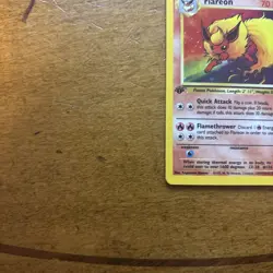 Pokemon TCG Flareon Jungle Holo Card 3/64 1st Edition Holo Rare LP - Image 5