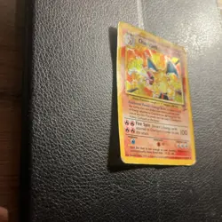 Pokemon TCG Charizard Base Set 2 Holo Unlimited Rare Card 4/130 DAMAGED - Image 2