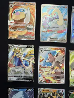 Pokemon Card Lot 17 Cards Ex, Full Art, Illustration Rare - Image 2