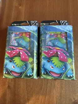 Pokemon TCG: V Battle Deck - VENUSAUR V (2 packs of 60-Card Deck) - New!! - Image 1