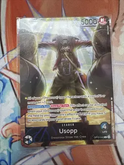 One Piece Card Game - NM - Usopp - OP10-042 - Leader - Alt Art - Image 1