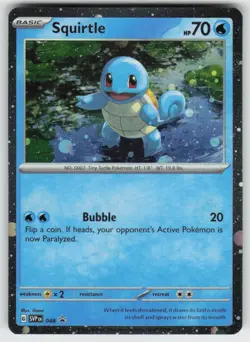 Squirtle - (Cosmos Holo) Promo SV: Scarlet & Violet Promo Cards 048 LP-NM - Image 1