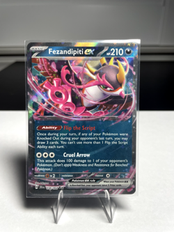 Fezendipiti EX 38/64 Shrouded Fable Collectible Card Near Mint Condition - Image 1