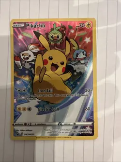 Pikachu SWSH020 SWSH: Sword & Shield Promo Cards Holo - Image 1