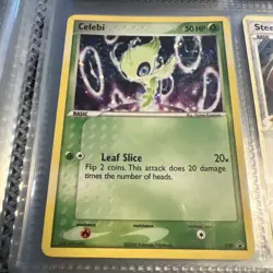 2005 POKEMON BLACK STAR PROMO CELEBI HOLO CARD 029 NM - Image 1