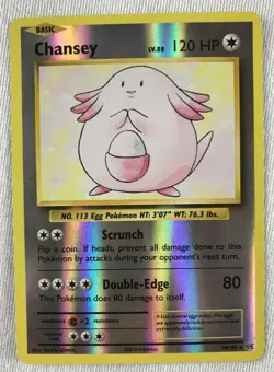 Chansey REVERSE HOLO RARE 70/108 Pokemon TCG XY Evolutions Card NM 2016 - Image 3
