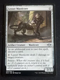 1x Lesser Masticore (225) Modern Horizons LP MTG Magic the Gathering x1 MKE - Image 1
