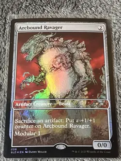 MTG Arcbound Ravager - FOIL Secret Lair Colorless Artifact Creature - Mint /NM - Image 1
