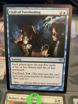 MTG Chill of Foreboding Dark Ascension 32/158 Regular Uncommon - Image 1