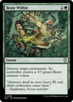 MTG Bloomburrow Commander - Beast Within - Image 1