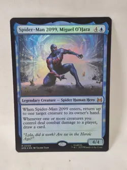 Spider-Man 2099, Miguel O'Hara (Foil) 0008 (M) MTG Marvel's Spider-Man (SPE) - Image 1