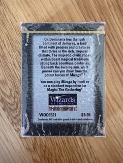 Magic The Gathering MIRAGE Starter Deck FACTORY SEALED 1996 MTG - Image 2