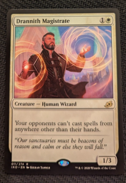 MTG Drannith Magistrate Ikoria: Lair of Behemoths Regular Rare NM/M Pack Fresh - Image 1