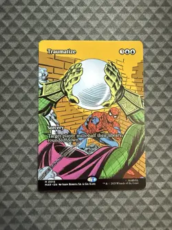 MTG Traumatize #0015 Borderless Mythic Marvel Eternal-Legal (MAR) - Image 1