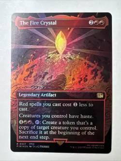 The Fire Crystal (Borderless) Final Fantasy Foil - Image 1
