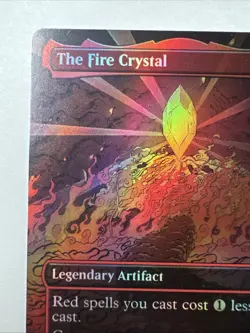 The Fire Crystal (Borderless) Final Fantasy Foil - Image 2