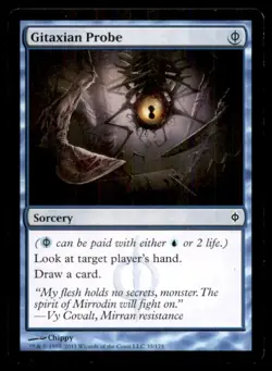MTG Gitaxian Probe LP Light Play New Phyrexia [4337] - Image 1