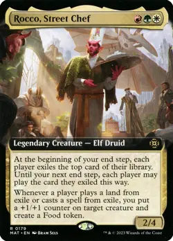 [MTG] Rocco, Street Chef (Extended Art) (0179) (MAT) NM - Image 1