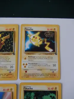 Pokemon Pikachu LOT of 4 WOTC Black Star Promos... #'s 1, 4, 26, 27 - Image 3