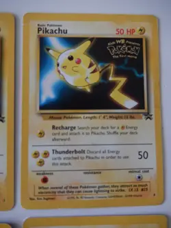 Pokemon Pikachu LOT of 4 WOTC Black Star Promos... #'s 1, 4, 26, 27 - Image 4