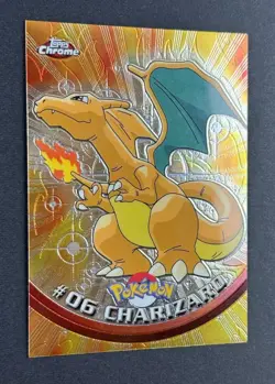 2000 Topps Chrome Pokemon CHARIZARD #6 Base Non-Holo 💥 MUST SEE! - Image 2