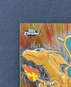 2000 Topps Chrome Pokemon CHARIZARD #6 Base Non-Holo 💥 MUST SEE! - Image 4