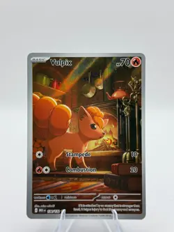 Vulpix Illustration Rare Pokemon Mega Evolution 138/132 Near Mint - Image 1
