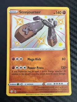 Pokemon TCG Shining Fates: Shiny Vault Stonjourner Reverse Holo SV075/SV122 NM - Image 1