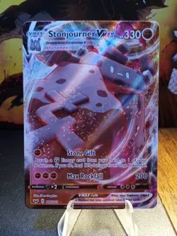 2020 Pokemon Sword & Shield Base Set Stonjourner VMAX #116 - Image 1