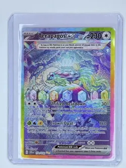 Pokemon Terapagos ex 170/142 Sv07: Stellar Crown Holofoil - Image 1