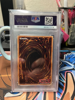 2010 Yu-Gi-Oh! Spell Ruler Reprint Blue Eyes Toon Dragon PSA 10 - Image 2