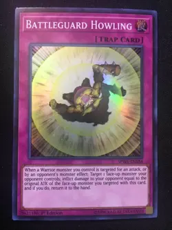 Yu-gi-oh! - Battleguard Howling - SPWA-EN056 - Super Rare 1st Edition Mint/NM X1 - Image 1