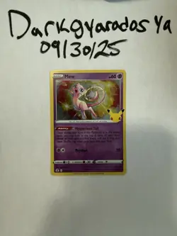 Pokemon TCG Celebrations Mew Holo Rare Card 011/025 NM - Image 1