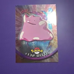Pokemon Card - Ditto Topps Chrome #132 Series 2 Holo Foil - Image 1