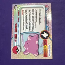 Pokemon Card - Ditto Topps Chrome #132 Series 2 Holo Foil - Image 2